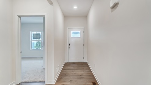 foyer and front bedroom
