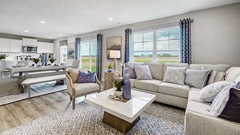 Walnut Mill Model Great Room