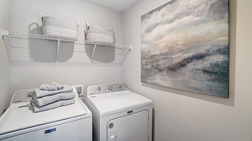 Walnut Mill Model Laundry Room