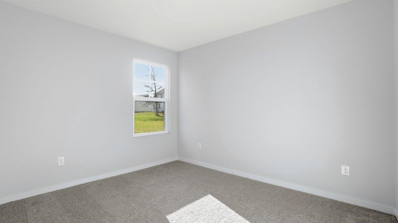 fourth bedroom with single window