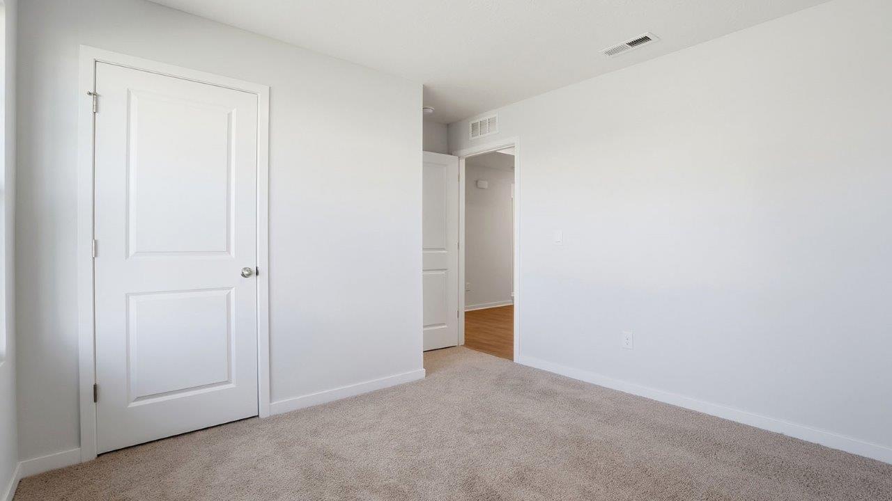 second bedroom closet and entry