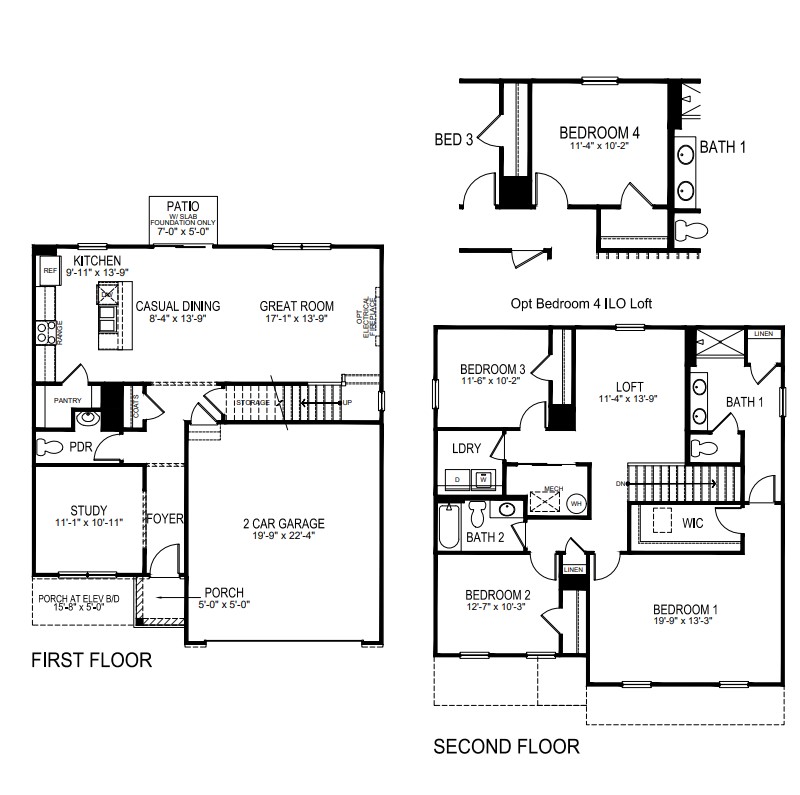 Sienna floor plan
