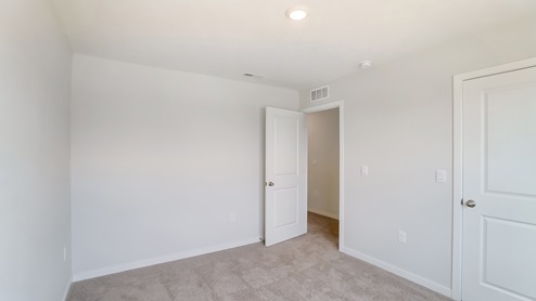 second bedroom entry and closet