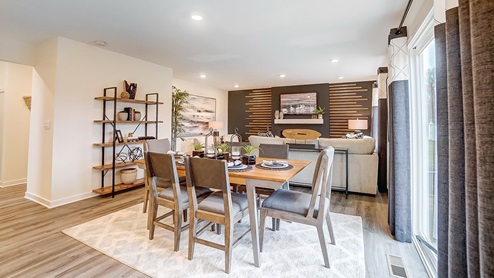 model home dining and great room