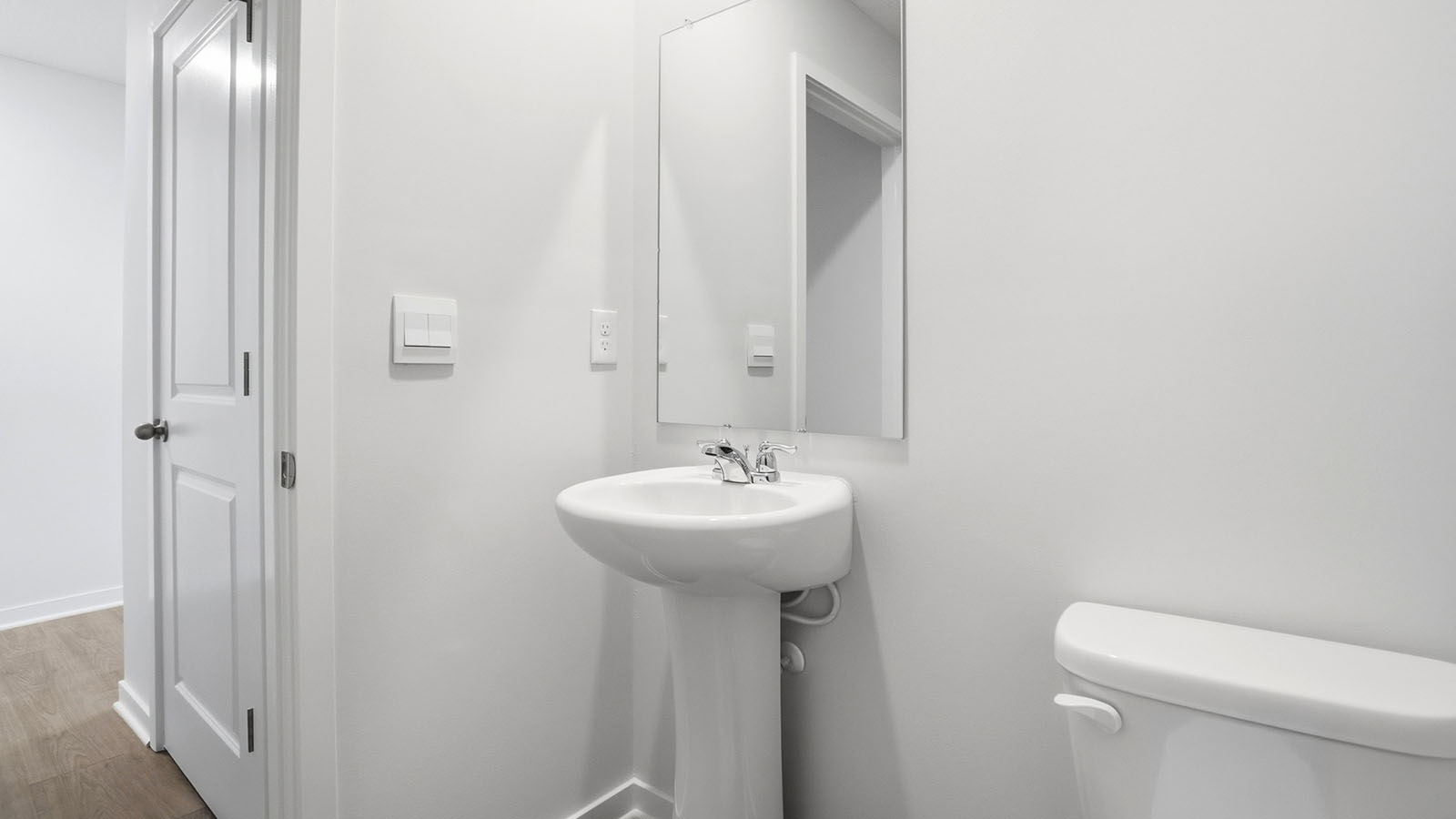 first floor powder room