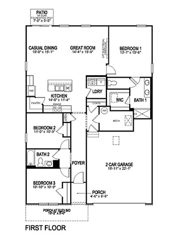 Newcastle floor plan