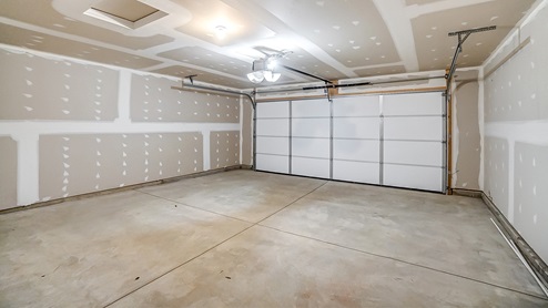 2 car garage interior