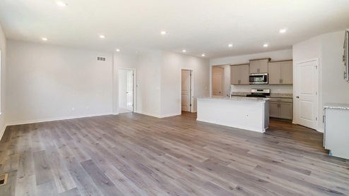 dining and kitchen