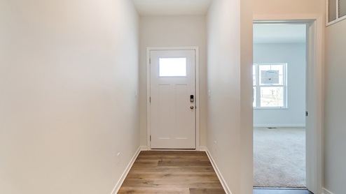 foyer and front bedroom
