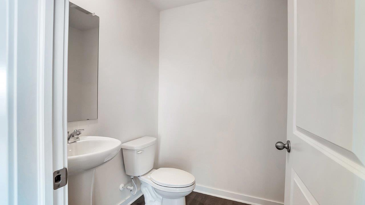 first floor powder room