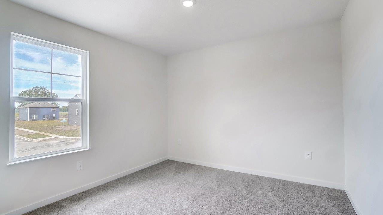 fourth bedroom with single window