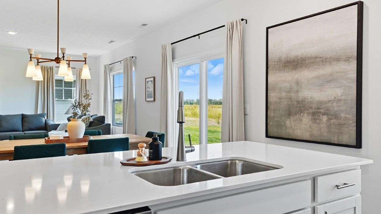 Stamford Kitchen with white cabinets