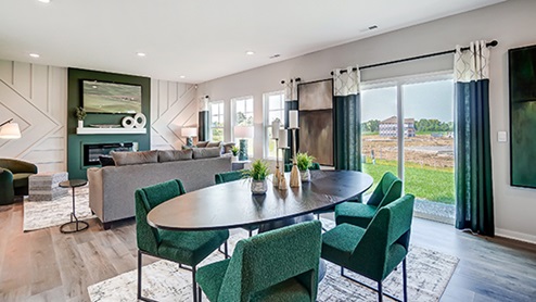 Maplewood Model Dining Area