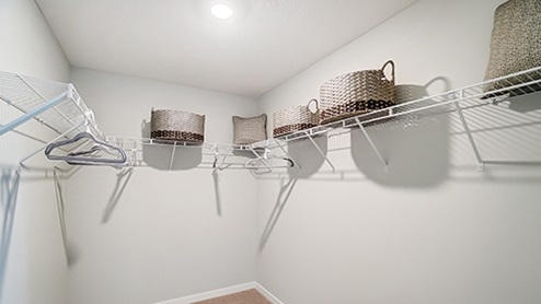 Maplewood Model Primary Closet
