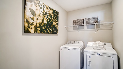 Maplewood Model laundry Room