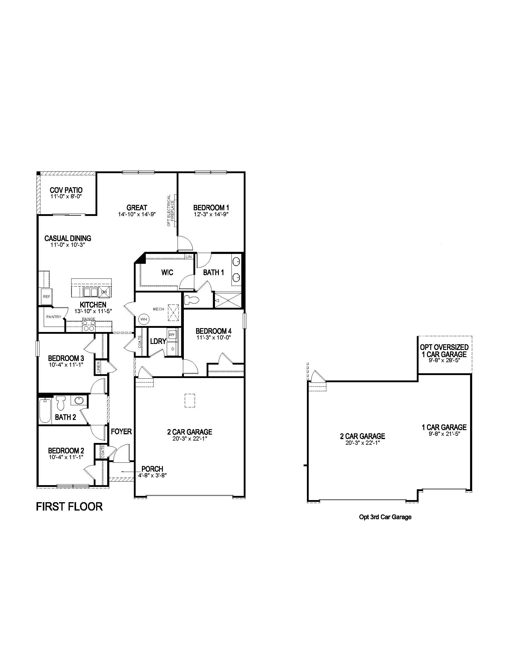 Chatham floor plam