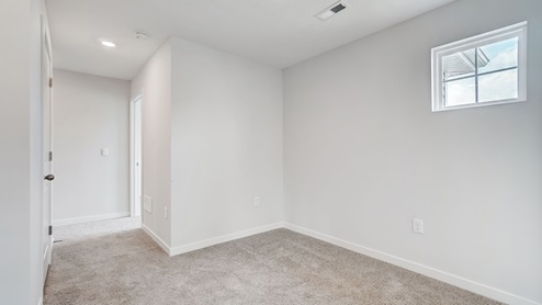 second floor landing with small window