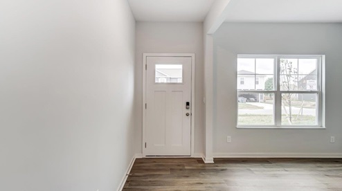 foyer and flex office space