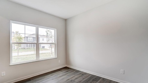 flex office space with double window