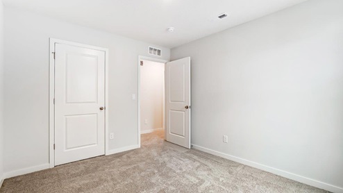 second bedroom closet and entry