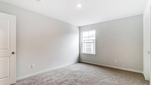 third bedroom entry and single window