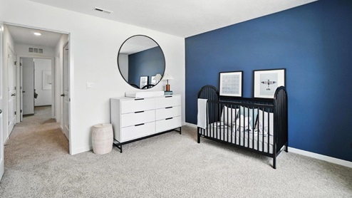 fourth bedroom as nursery