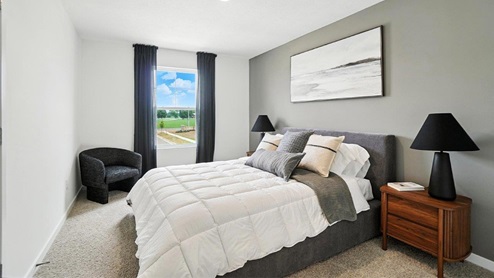 furnished third bedroom