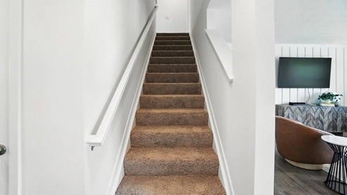 stairway to second floor