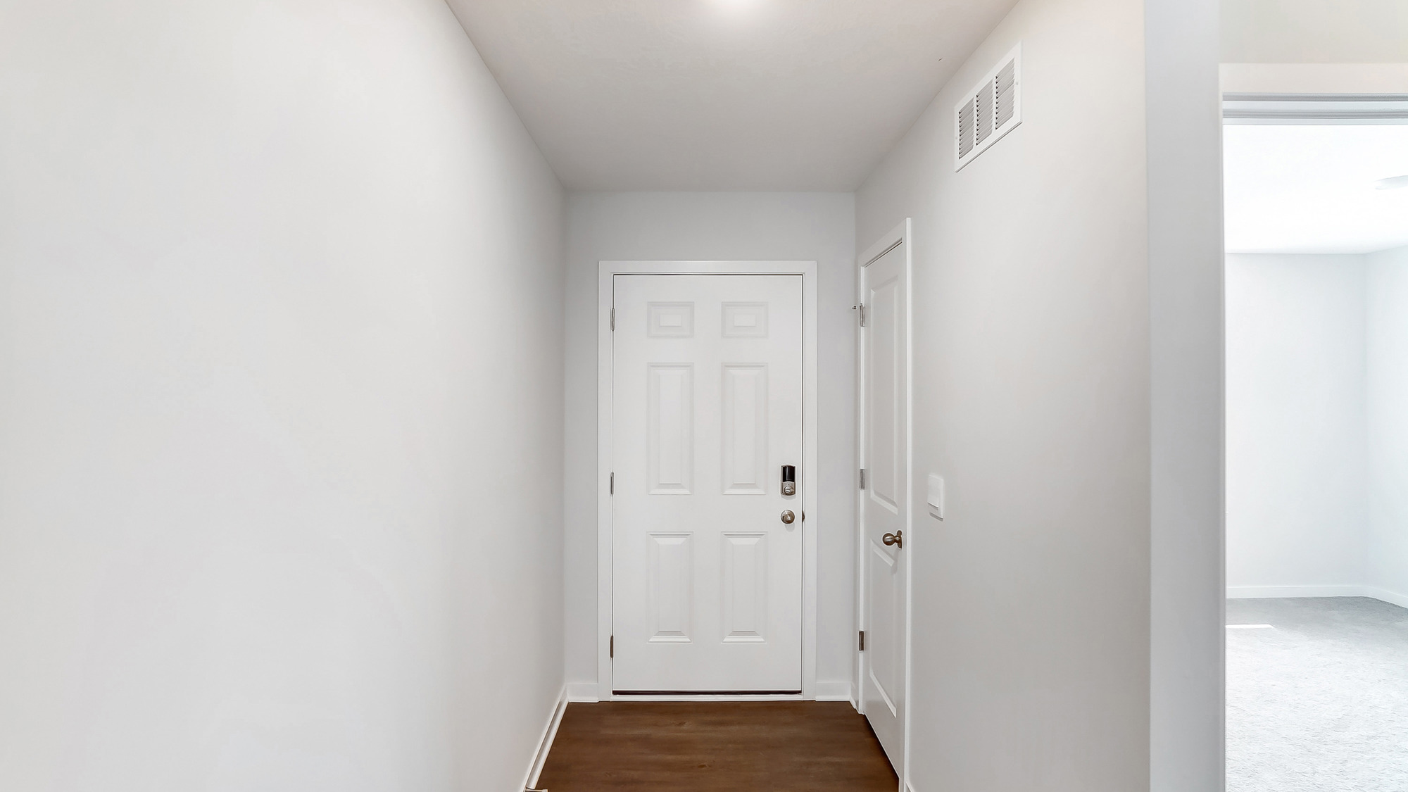 foyer and front bedroom