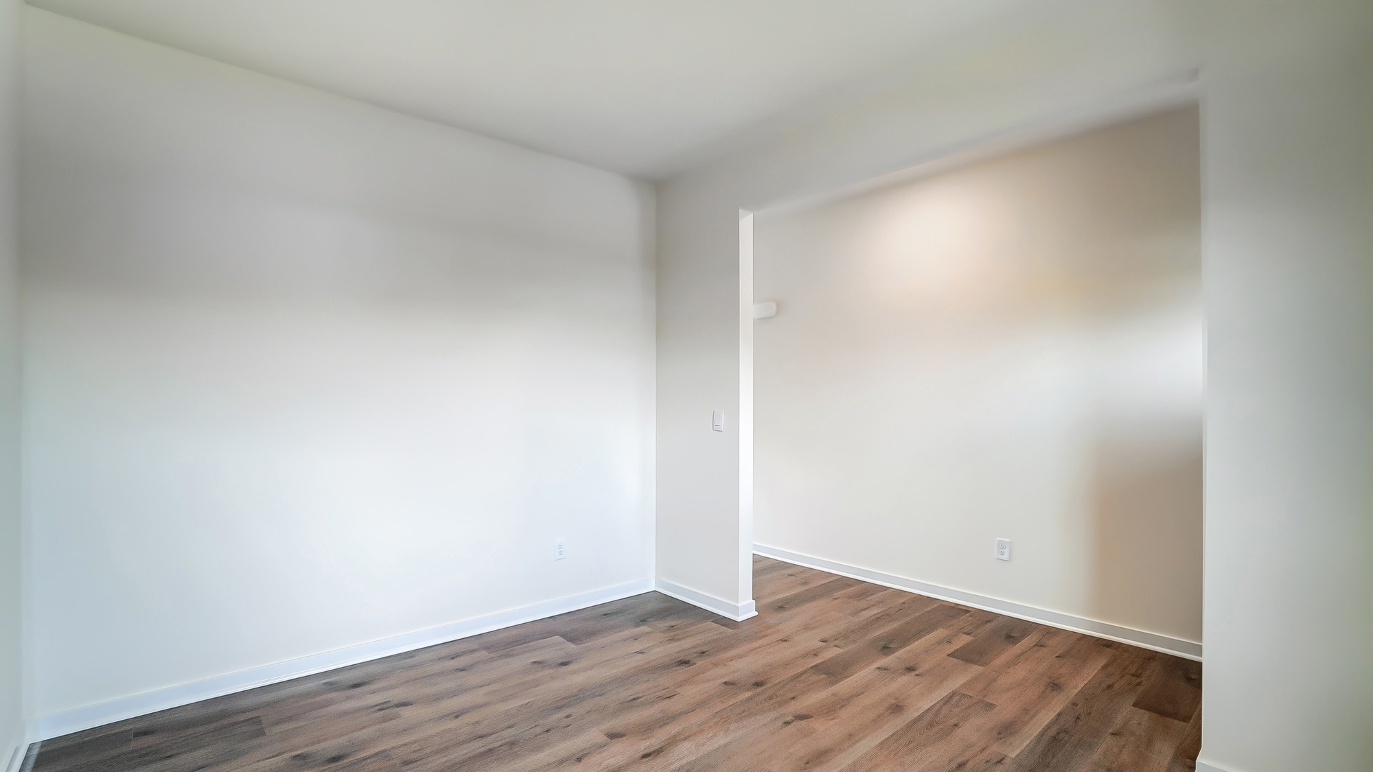 Formal dining room next to the entrance of the home