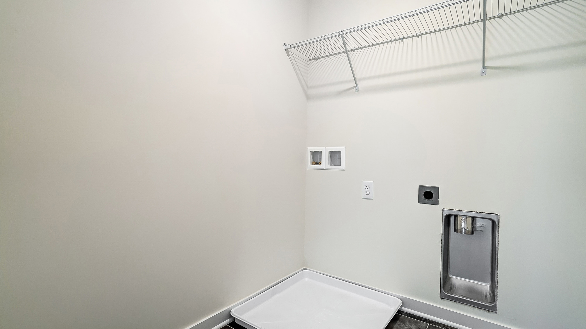 spacious laundry room