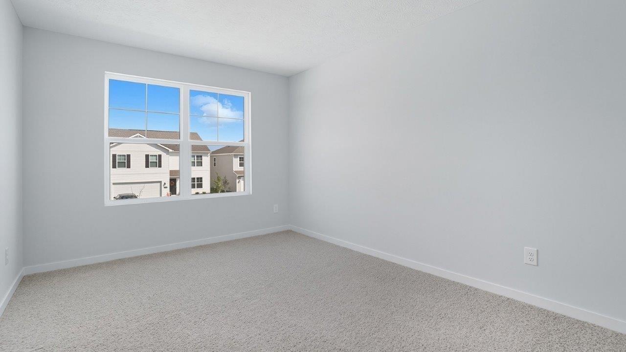 fourth bedroom with double window