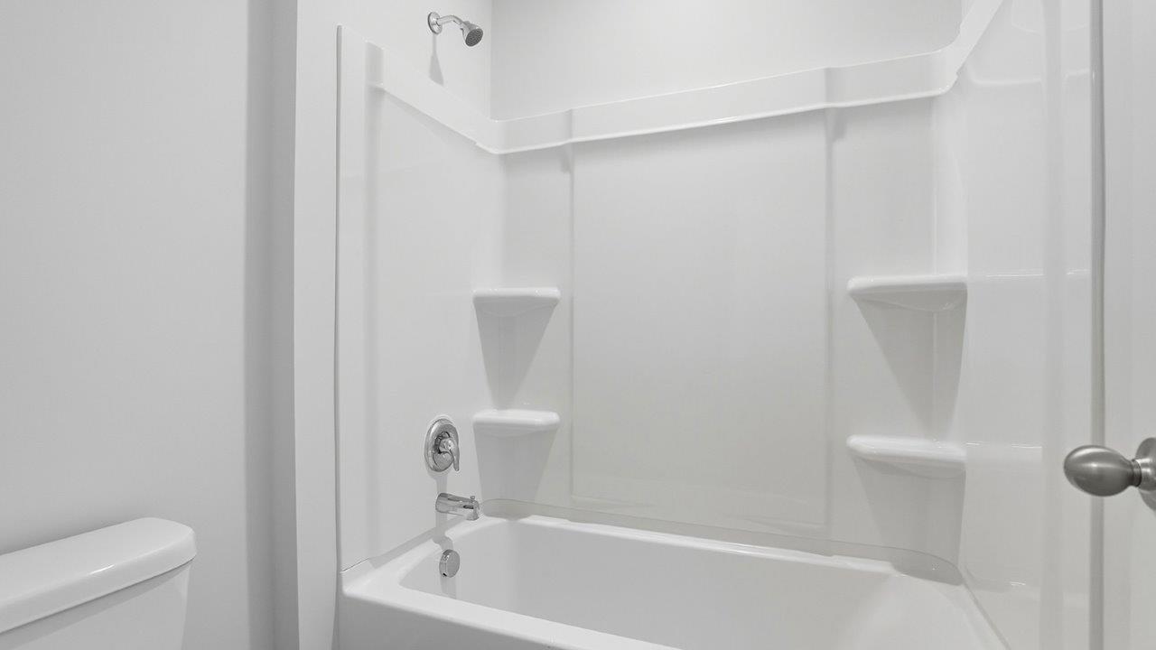 second full bathroom tub shower combo