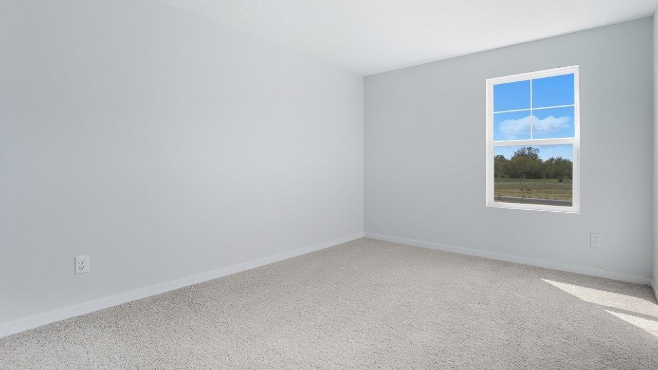 second bedroom with single window