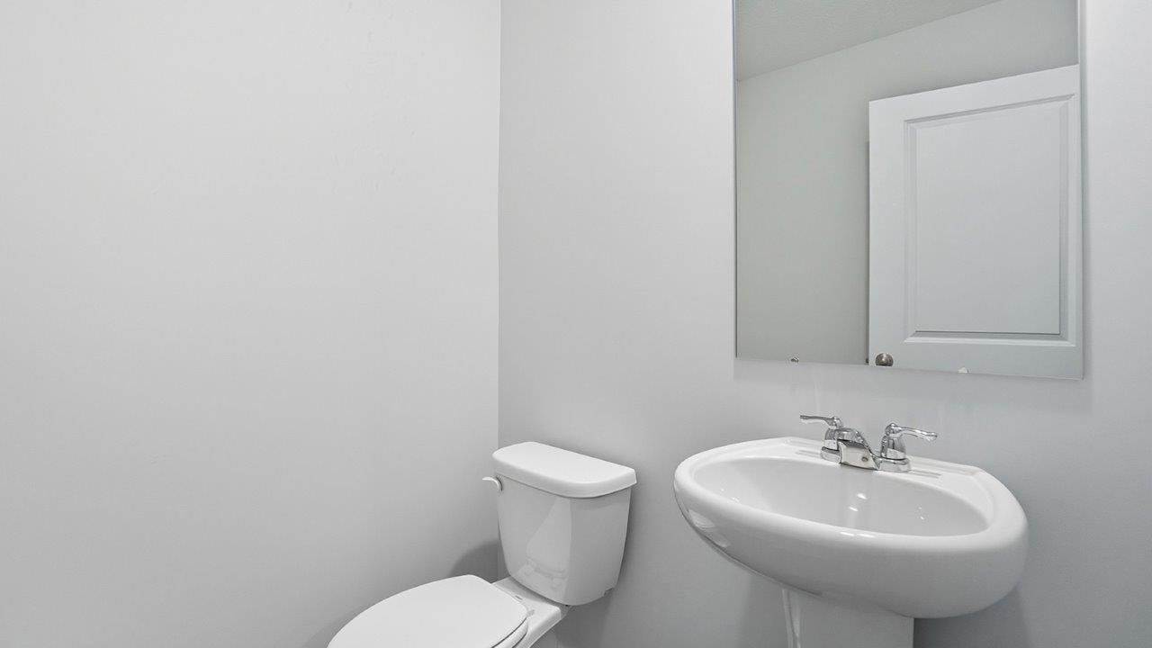 first floor powder room