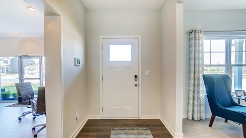 Model home entry way