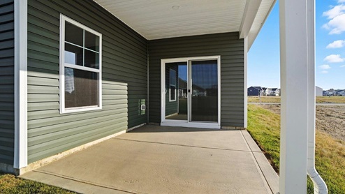 covered rear patio