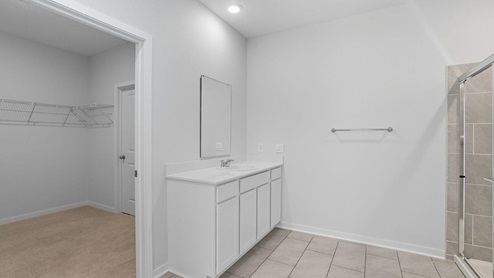 ensuite bath, walk in closet, walk in shower