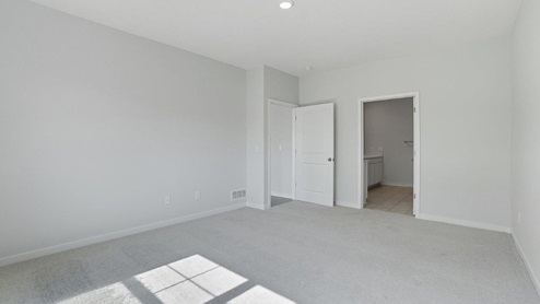 third bedroom closet and entry