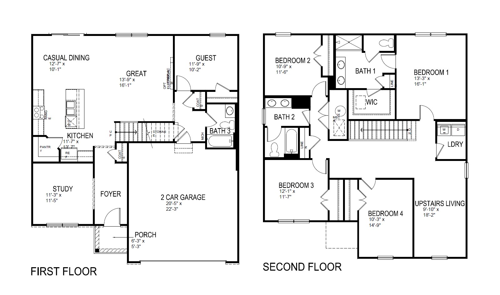 Henley slab floor plan