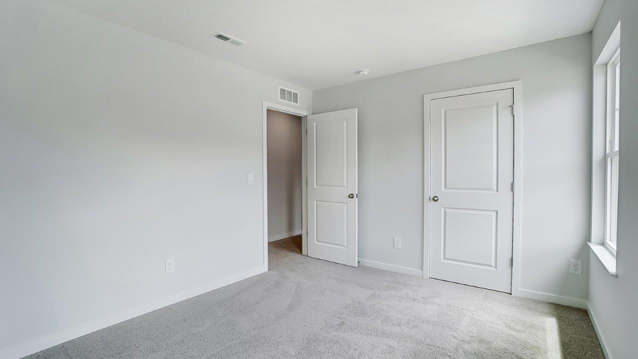 second bedroom entry and closet