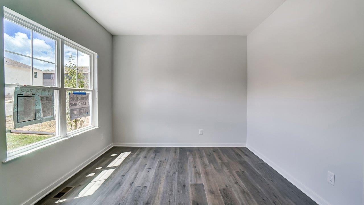 flex office space with double window