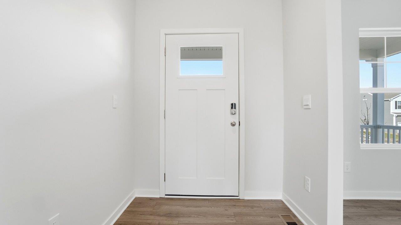 foyer and flex office space