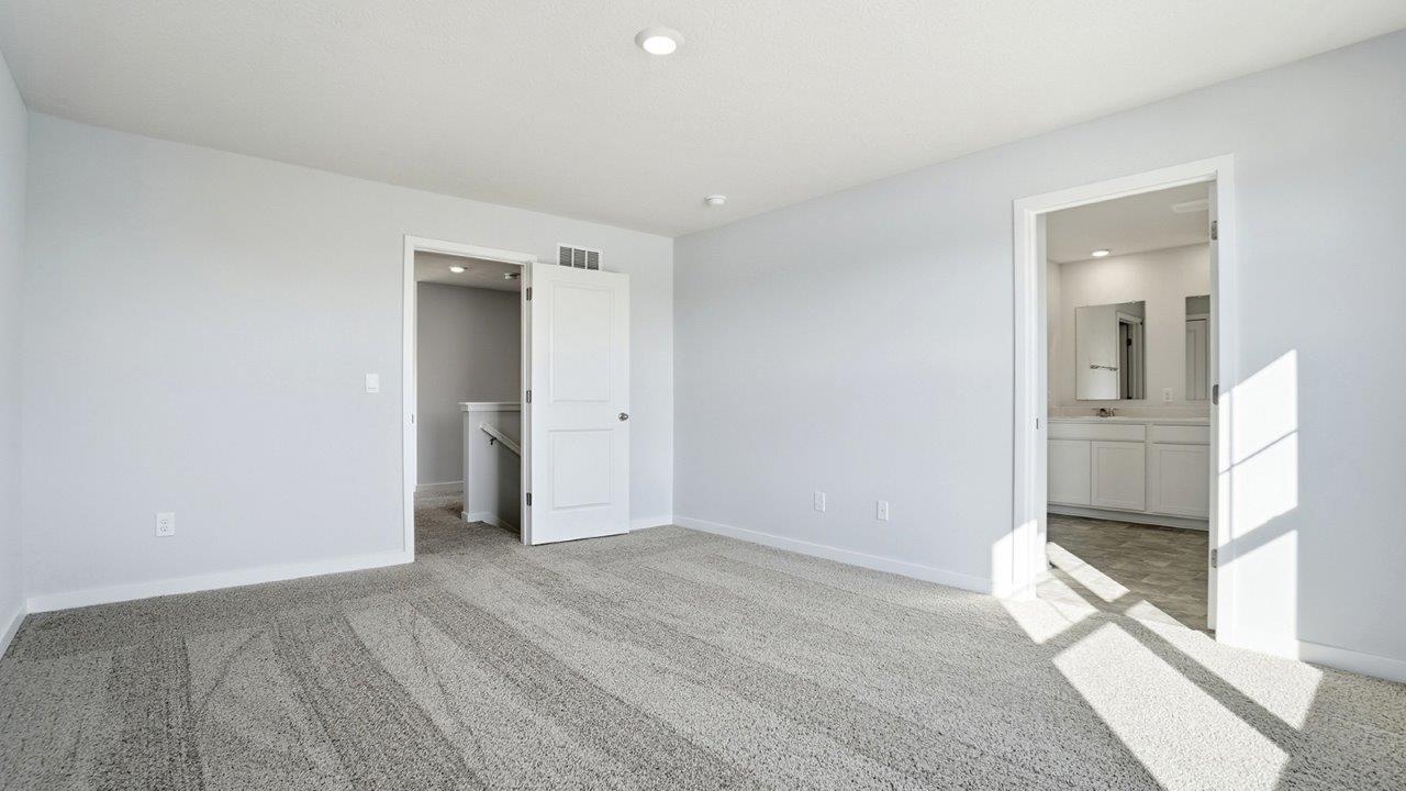 primary bedroom entry and ensuite