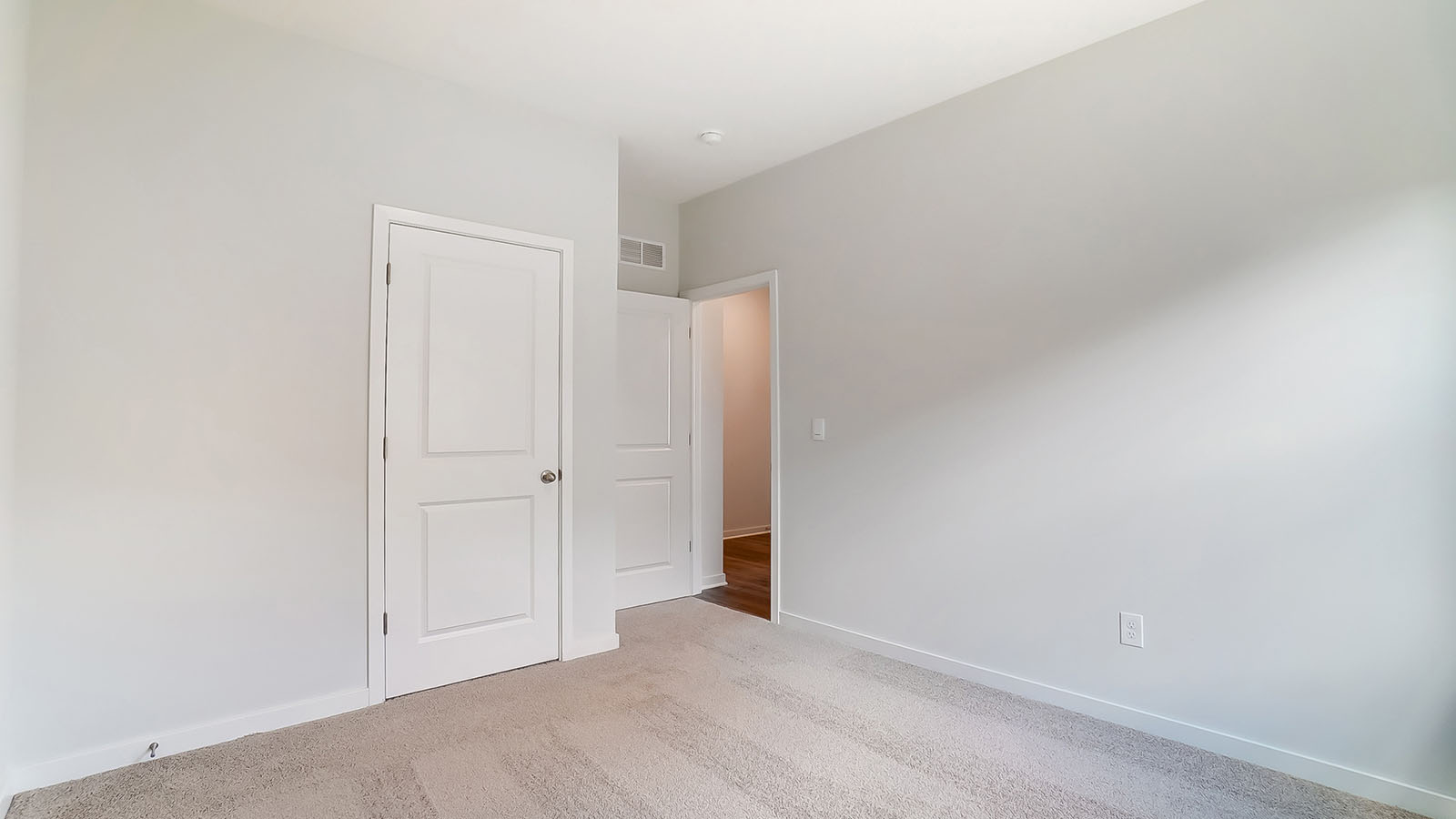 third bedroom closet and entry