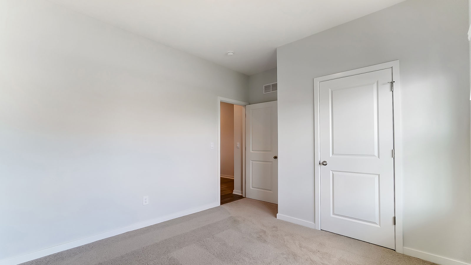 second bedroom entry and closet