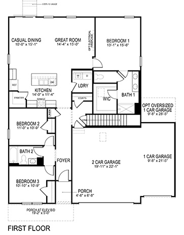 Newcastle floor plan