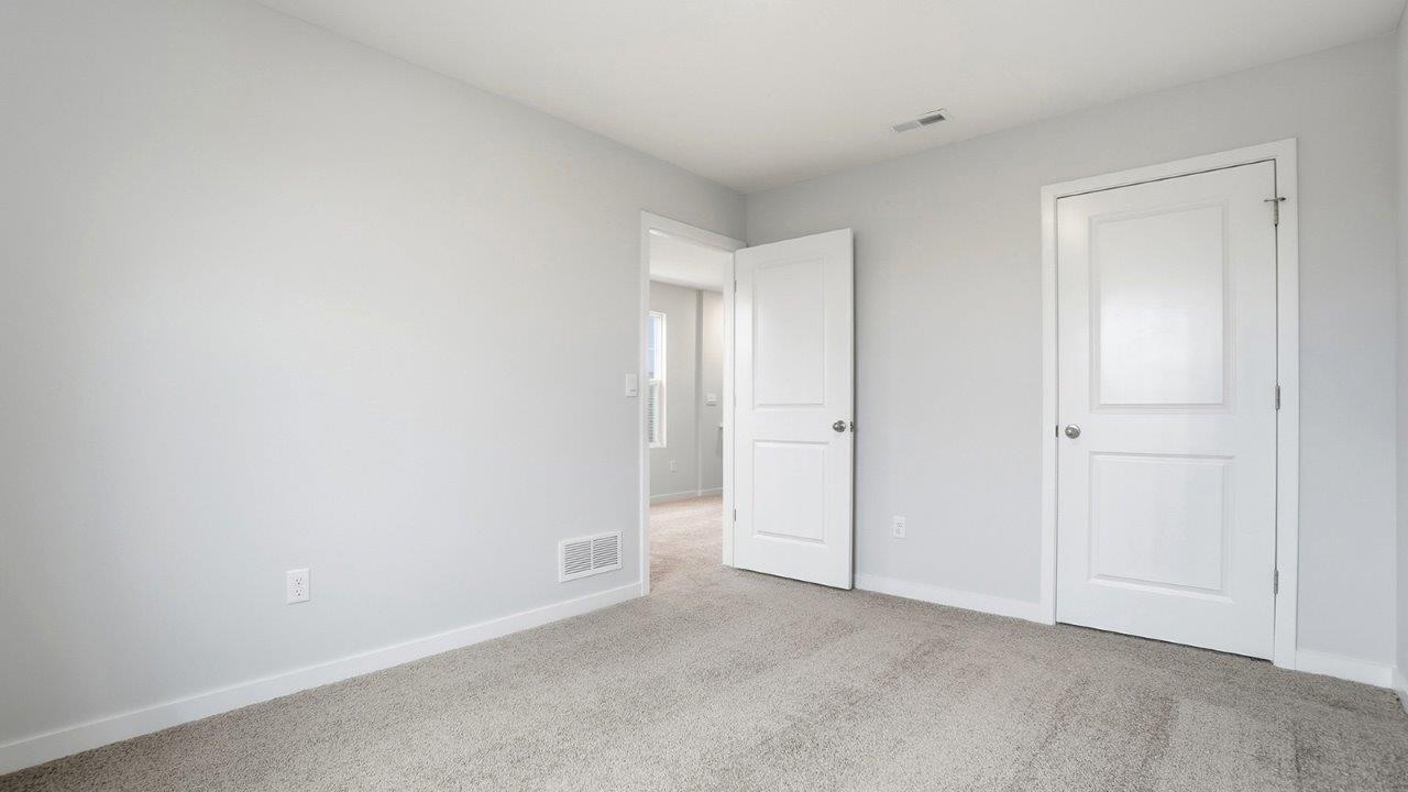 second bedroom entry and closet