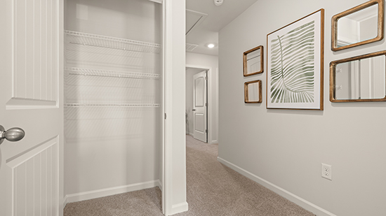 second floor landing and hallway