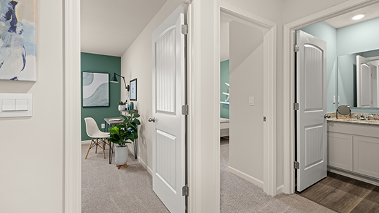 second floor hallway